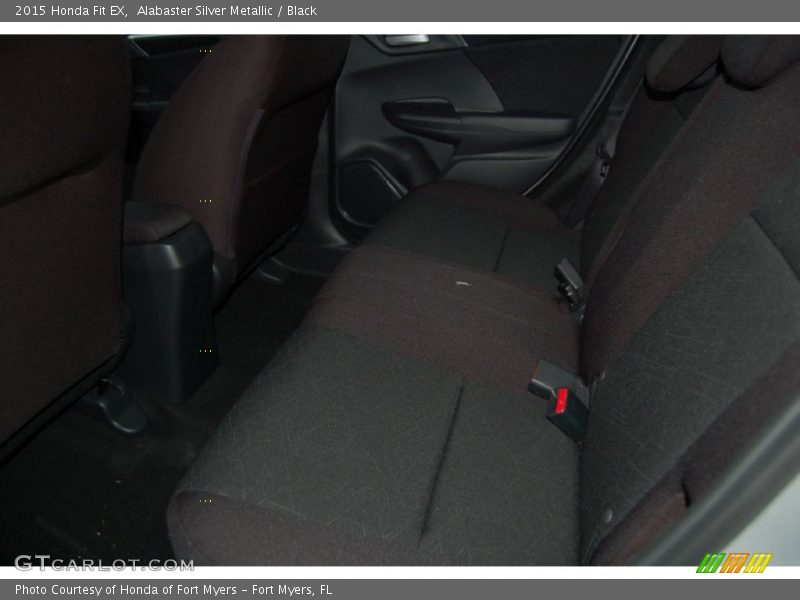 Alabaster Silver Metallic / Black 2015 Honda Fit EX