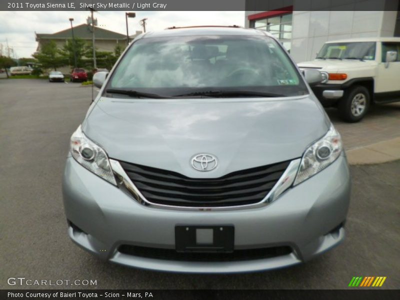 Silver Sky Metallic / Light Gray 2011 Toyota Sienna LE