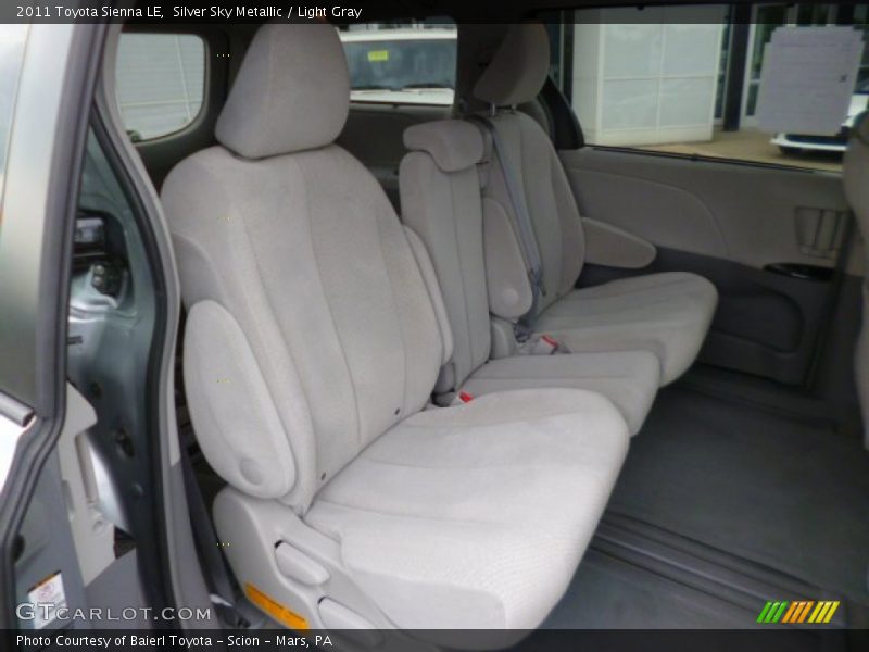Silver Sky Metallic / Light Gray 2011 Toyota Sienna LE