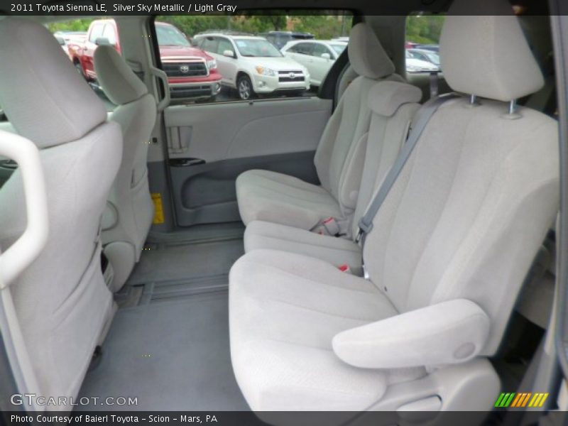 Silver Sky Metallic / Light Gray 2011 Toyota Sienna LE