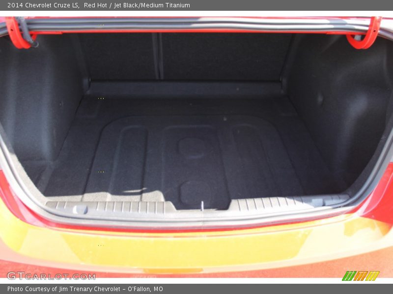 Red Hot / Jet Black/Medium Titanium 2014 Chevrolet Cruze LS