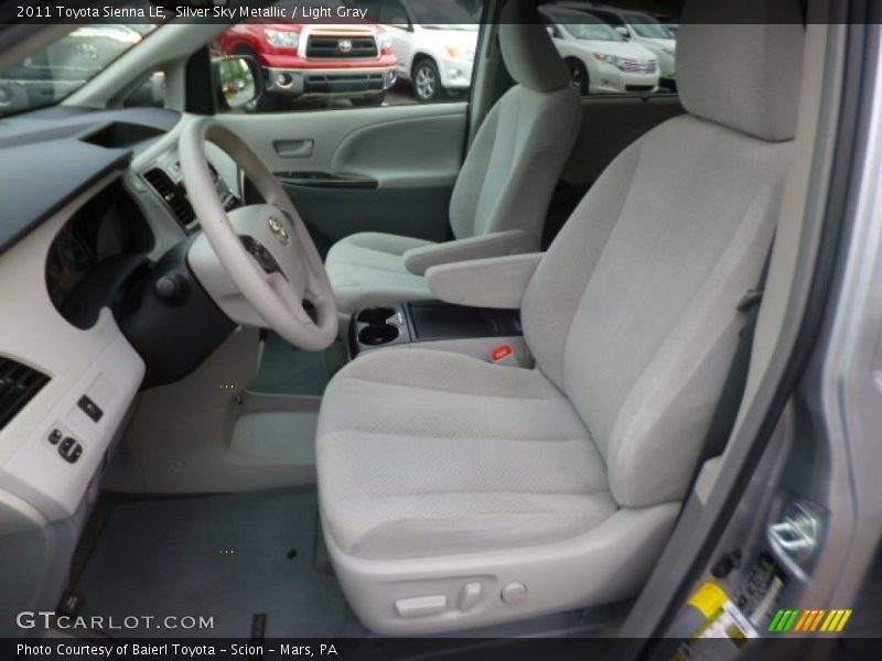 Silver Sky Metallic / Light Gray 2011 Toyota Sienna LE