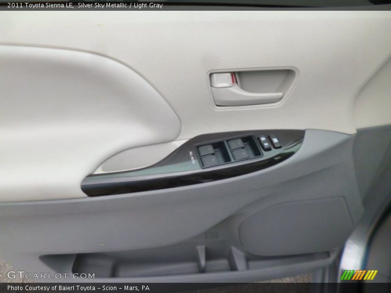 Silver Sky Metallic / Light Gray 2011 Toyota Sienna LE
