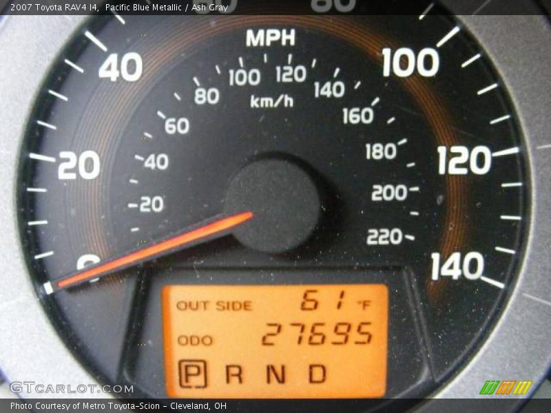 Pacific Blue Metallic / Ash Gray 2007 Toyota RAV4 I4