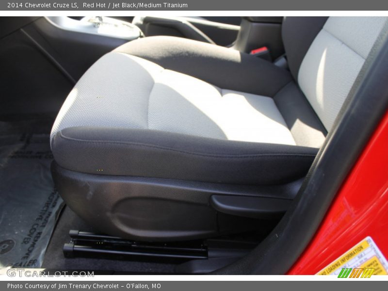 Red Hot / Jet Black/Medium Titanium 2014 Chevrolet Cruze LS