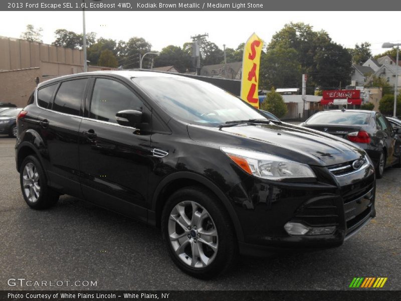 Kodiak Brown Metallic / Medium Light Stone 2013 Ford Escape SEL 1.6L EcoBoost 4WD