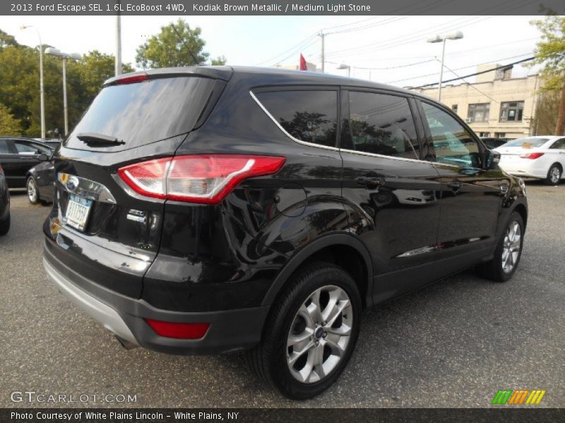 Kodiak Brown Metallic / Medium Light Stone 2013 Ford Escape SEL 1.6L EcoBoost 4WD