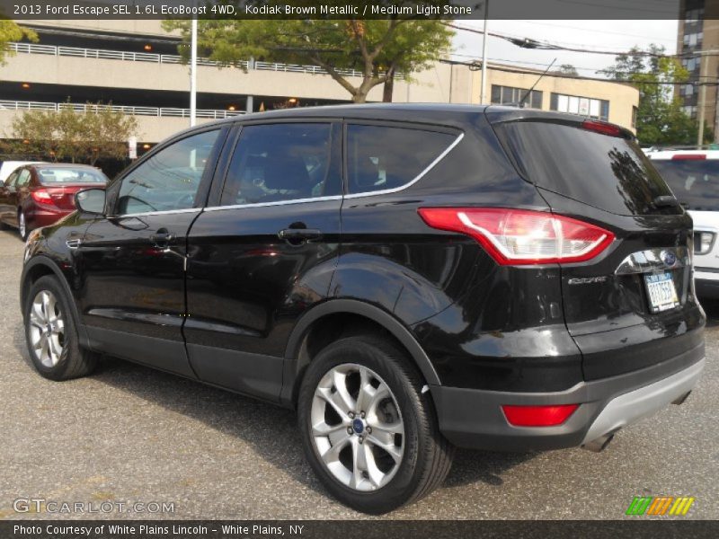 Kodiak Brown Metallic / Medium Light Stone 2013 Ford Escape SEL 1.6L EcoBoost 4WD