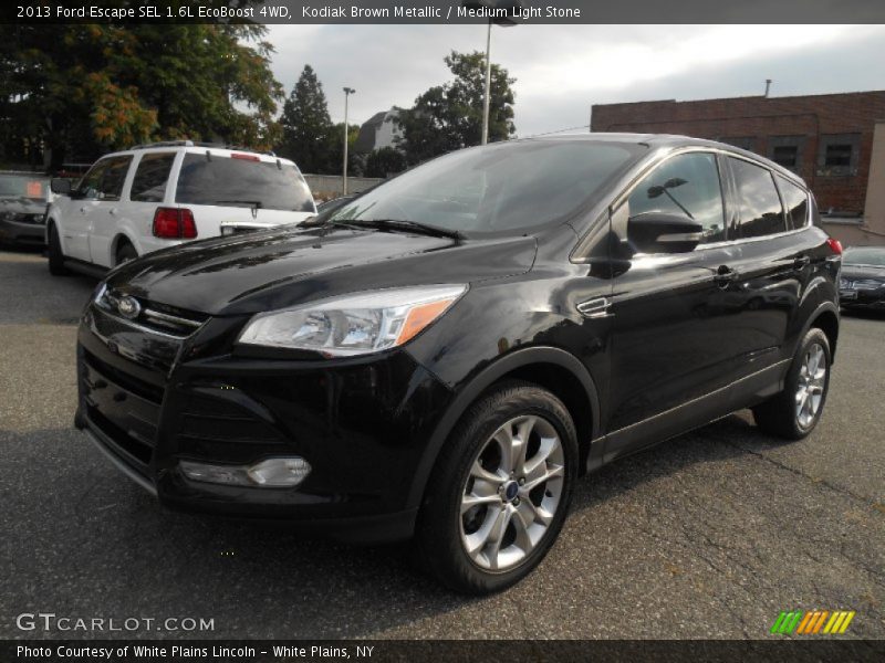 Kodiak Brown Metallic / Medium Light Stone 2013 Ford Escape SEL 1.6L EcoBoost 4WD
