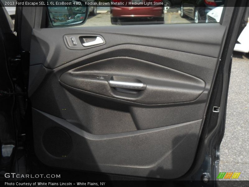 Kodiak Brown Metallic / Medium Light Stone 2013 Ford Escape SEL 1.6L EcoBoost 4WD