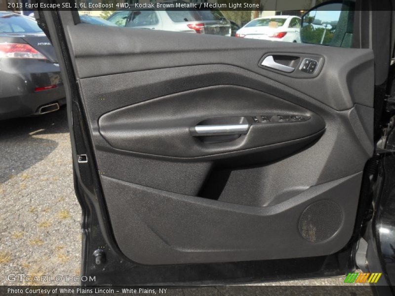 Kodiak Brown Metallic / Medium Light Stone 2013 Ford Escape SEL 1.6L EcoBoost 4WD
