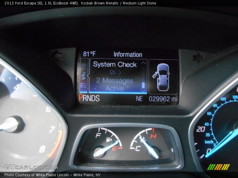 Kodiak Brown Metallic / Medium Light Stone 2013 Ford Escape SEL 1.6L EcoBoost 4WD