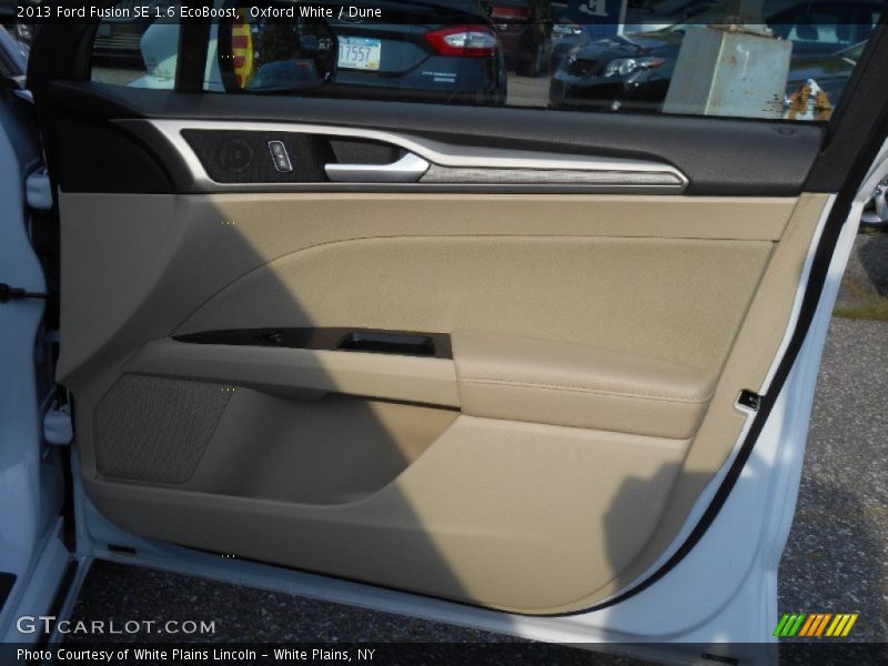 Oxford White / Dune 2013 Ford Fusion SE 1.6 EcoBoost