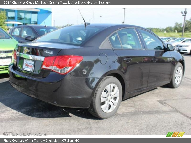 Black Granite Metallic / Jet Black/Medium Titanium 2014 Chevrolet Cruze LS