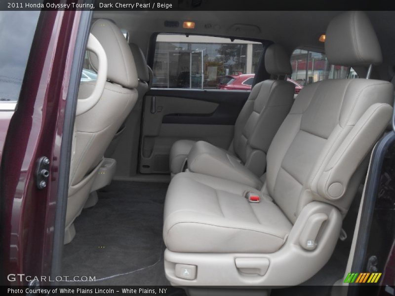 Dark Cherry Pearl / Beige 2011 Honda Odyssey Touring