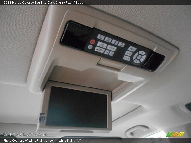 Dark Cherry Pearl / Beige 2011 Honda Odyssey Touring