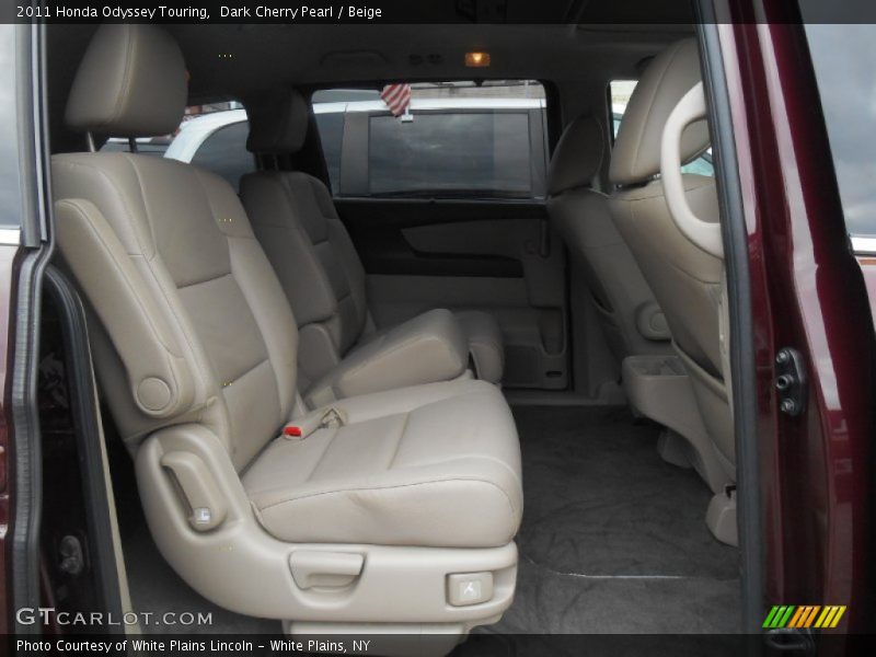 Dark Cherry Pearl / Beige 2011 Honda Odyssey Touring