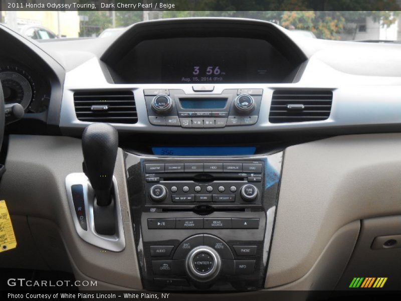 Dark Cherry Pearl / Beige 2011 Honda Odyssey Touring