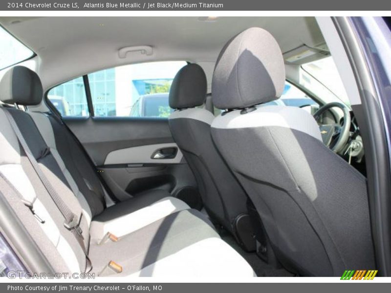 Atlantis Blue Metallic / Jet Black/Medium Titanium 2014 Chevrolet Cruze LS