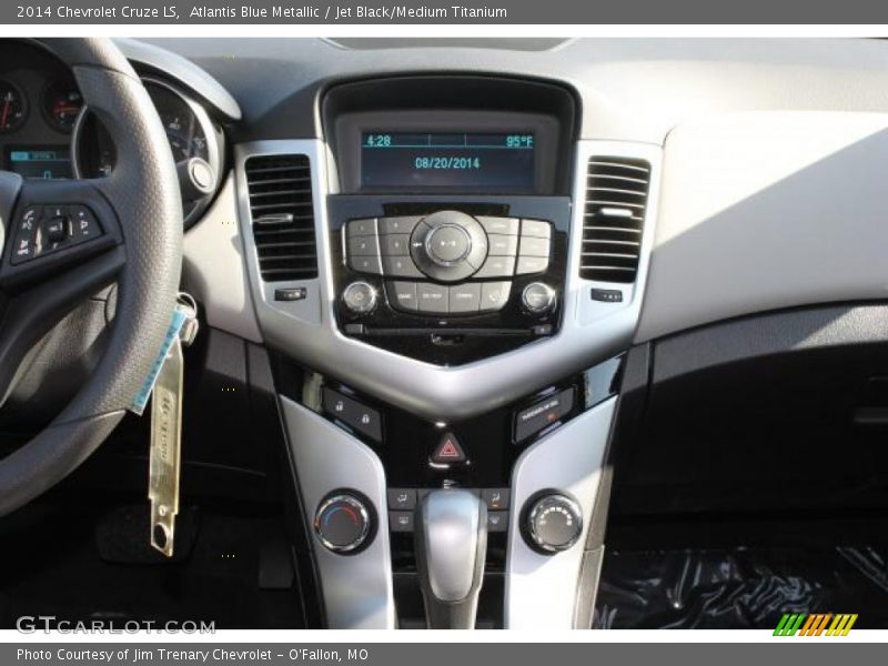 Atlantis Blue Metallic / Jet Black/Medium Titanium 2014 Chevrolet Cruze LS