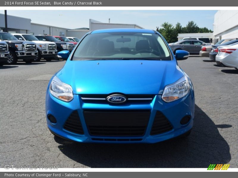 Blue Candy / Charcoal Black 2014 Ford Focus SE Sedan