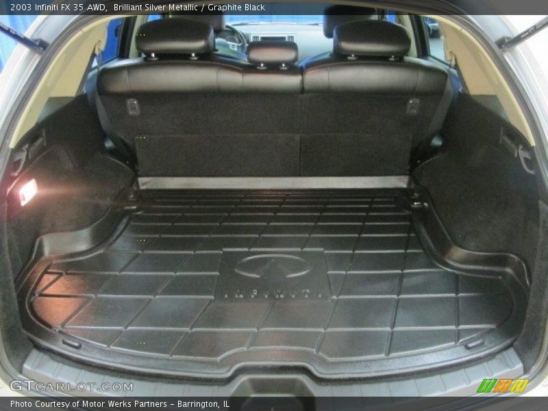 Brilliant Silver Metallic / Graphite Black 2003 Infiniti FX 35 AWD