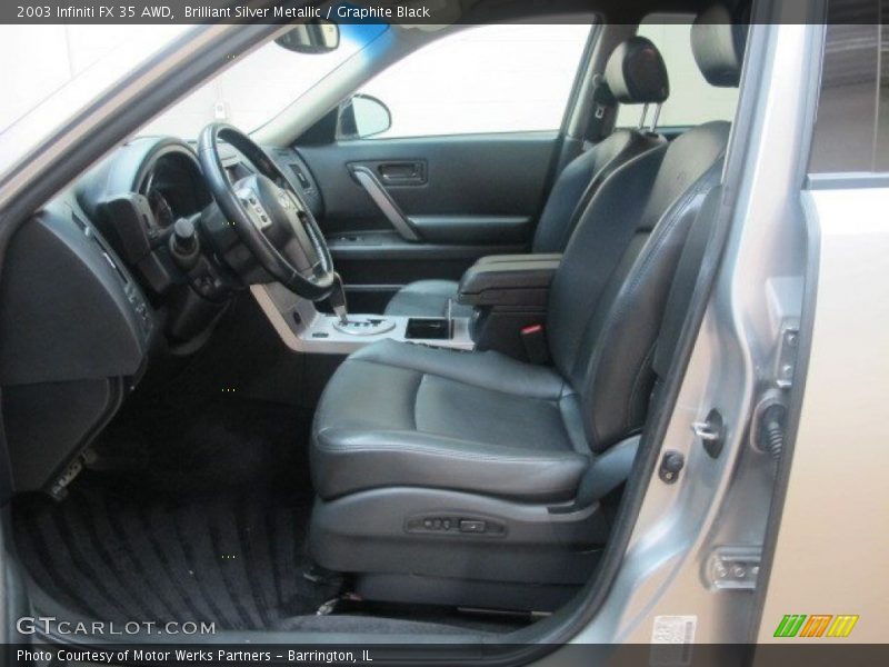 Brilliant Silver Metallic / Graphite Black 2003 Infiniti FX 35 AWD