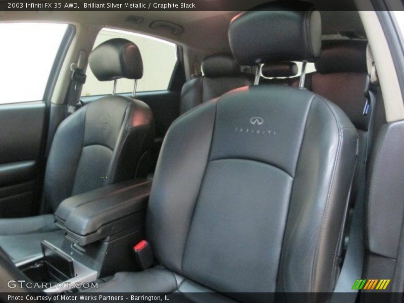 Brilliant Silver Metallic / Graphite Black 2003 Infiniti FX 35 AWD