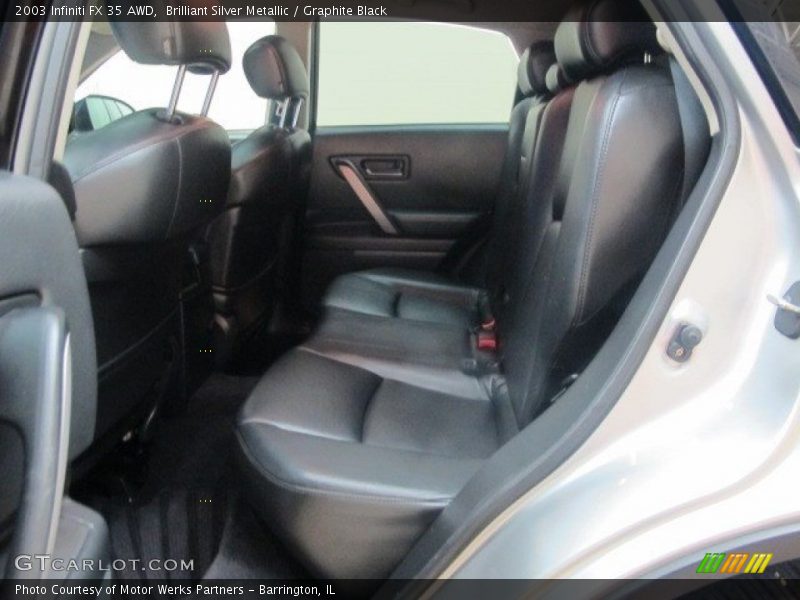 Brilliant Silver Metallic / Graphite Black 2003 Infiniti FX 35 AWD
