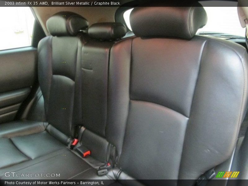 Brilliant Silver Metallic / Graphite Black 2003 Infiniti FX 35 AWD