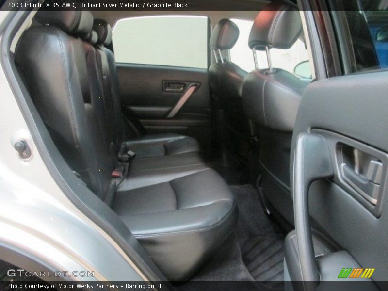 Brilliant Silver Metallic / Graphite Black 2003 Infiniti FX 35 AWD