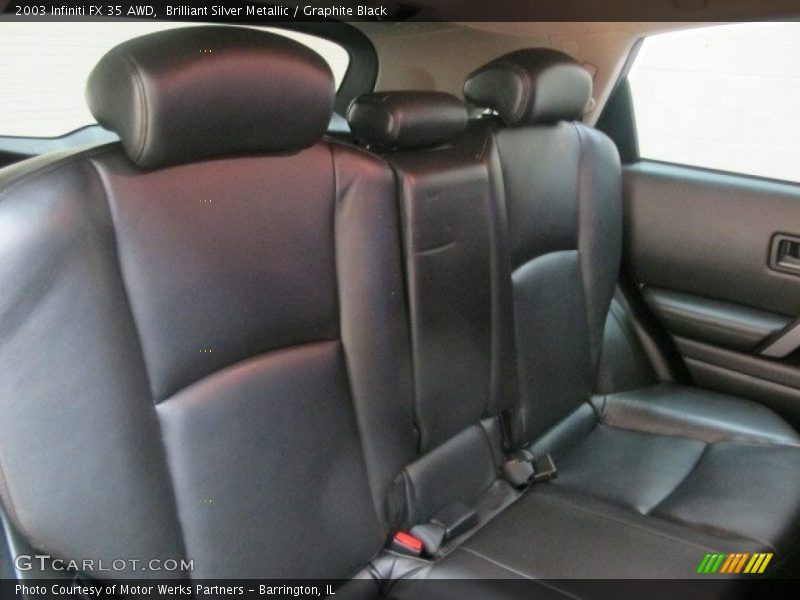 Brilliant Silver Metallic / Graphite Black 2003 Infiniti FX 35 AWD