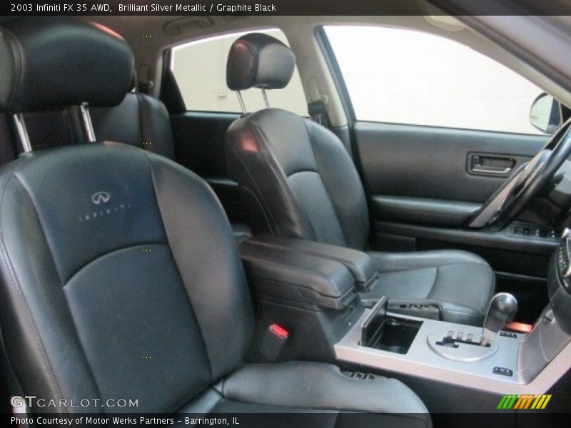 Brilliant Silver Metallic / Graphite Black 2003 Infiniti FX 35 AWD