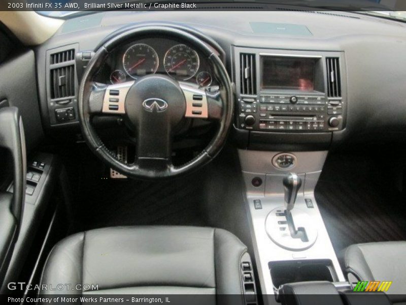 Brilliant Silver Metallic / Graphite Black 2003 Infiniti FX 35 AWD