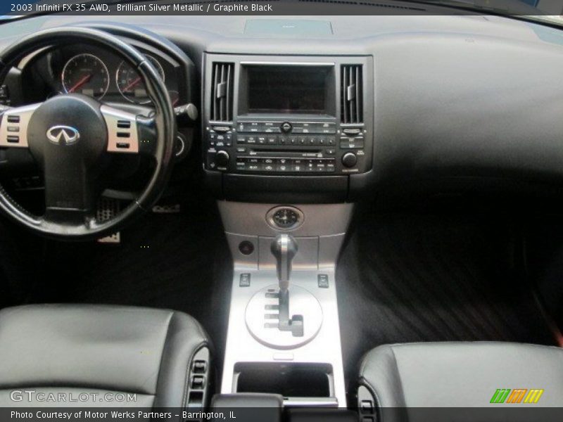 Brilliant Silver Metallic / Graphite Black 2003 Infiniti FX 35 AWD