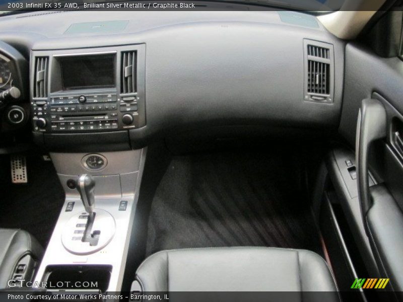 Brilliant Silver Metallic / Graphite Black 2003 Infiniti FX 35 AWD