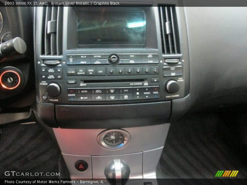 Brilliant Silver Metallic / Graphite Black 2003 Infiniti FX 35 AWD