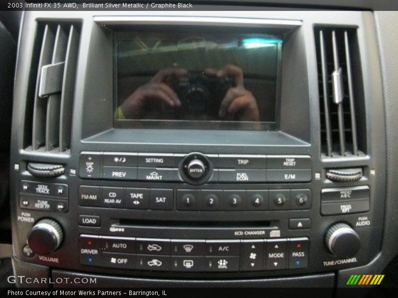 Brilliant Silver Metallic / Graphite Black 2003 Infiniti FX 35 AWD