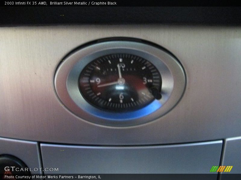 Brilliant Silver Metallic / Graphite Black 2003 Infiniti FX 35 AWD