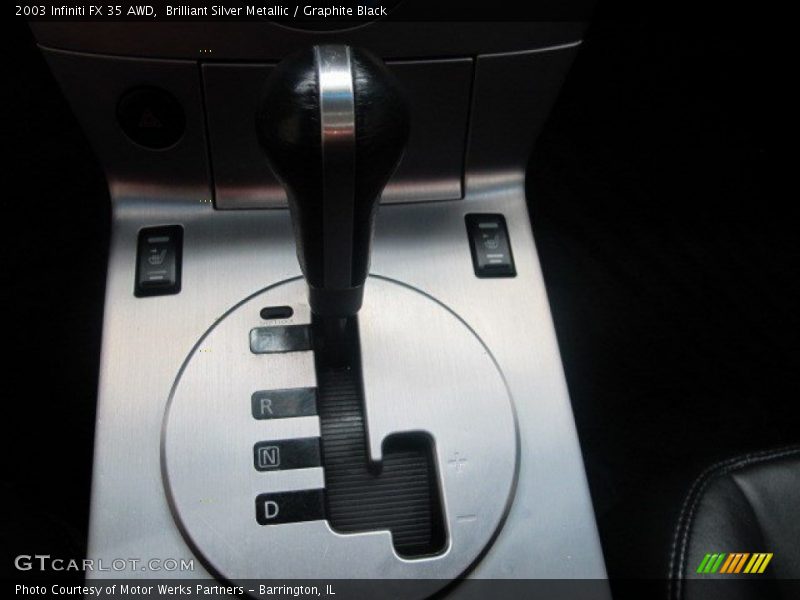 Brilliant Silver Metallic / Graphite Black 2003 Infiniti FX 35 AWD