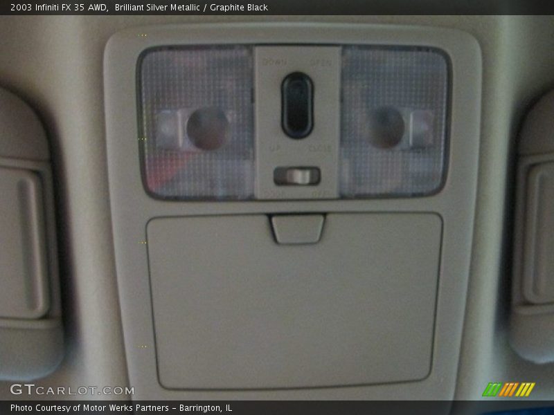 Brilliant Silver Metallic / Graphite Black 2003 Infiniti FX 35 AWD