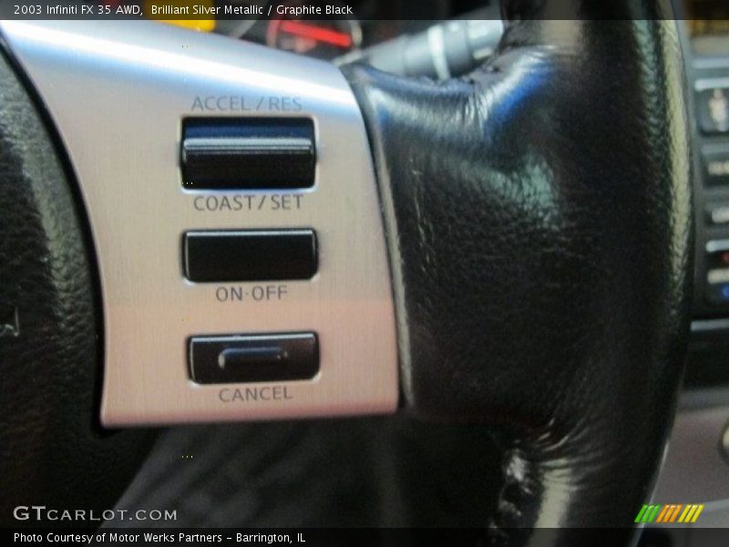 Brilliant Silver Metallic / Graphite Black 2003 Infiniti FX 35 AWD