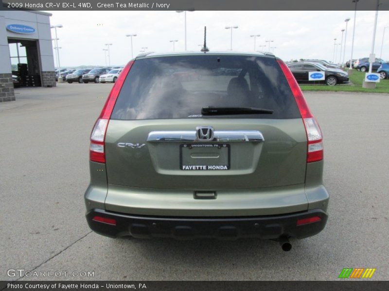 Green Tea Metallic / Ivory 2009 Honda CR-V EX-L 4WD