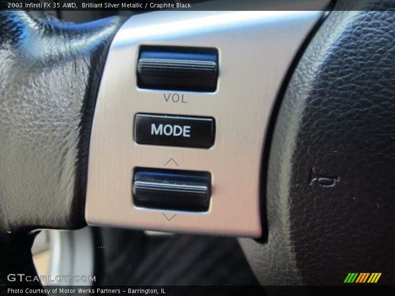 Brilliant Silver Metallic / Graphite Black 2003 Infiniti FX 35 AWD