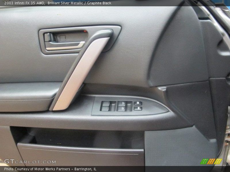Brilliant Silver Metallic / Graphite Black 2003 Infiniti FX 35 AWD