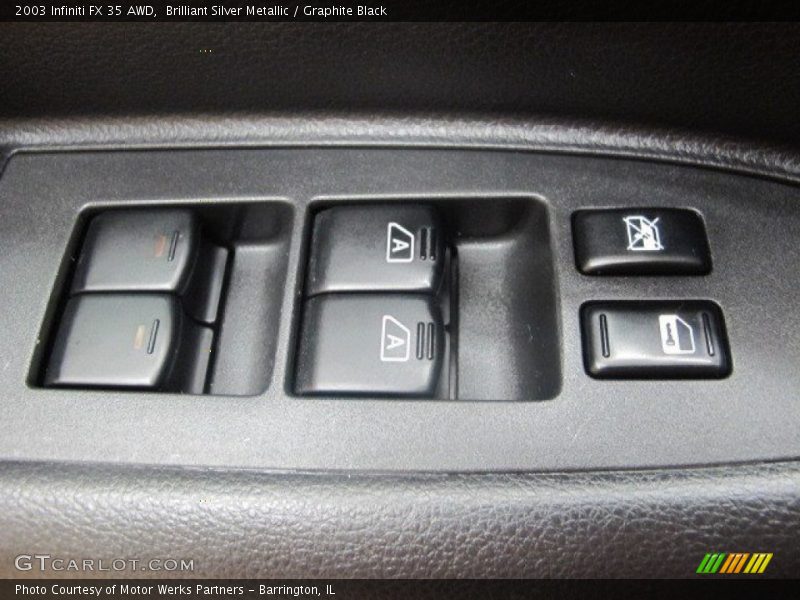 Brilliant Silver Metallic / Graphite Black 2003 Infiniti FX 35 AWD