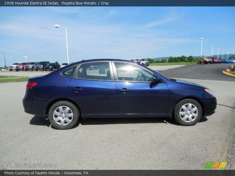 Regatta Blue Metallic / Gray 2008 Hyundai Elantra SE Sedan