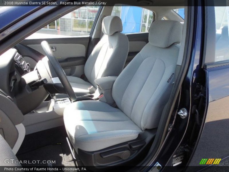 Regatta Blue Metallic / Gray 2008 Hyundai Elantra SE Sedan
