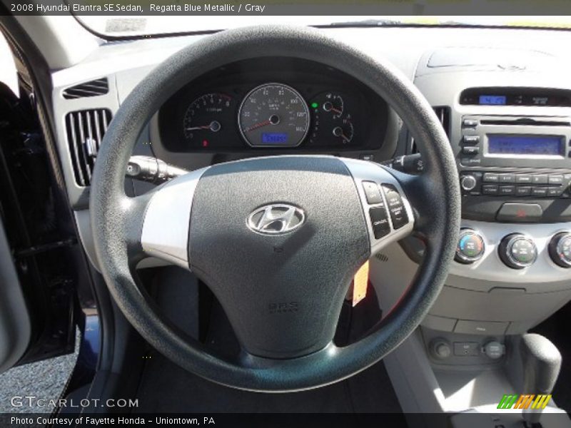 Regatta Blue Metallic / Gray 2008 Hyundai Elantra SE Sedan