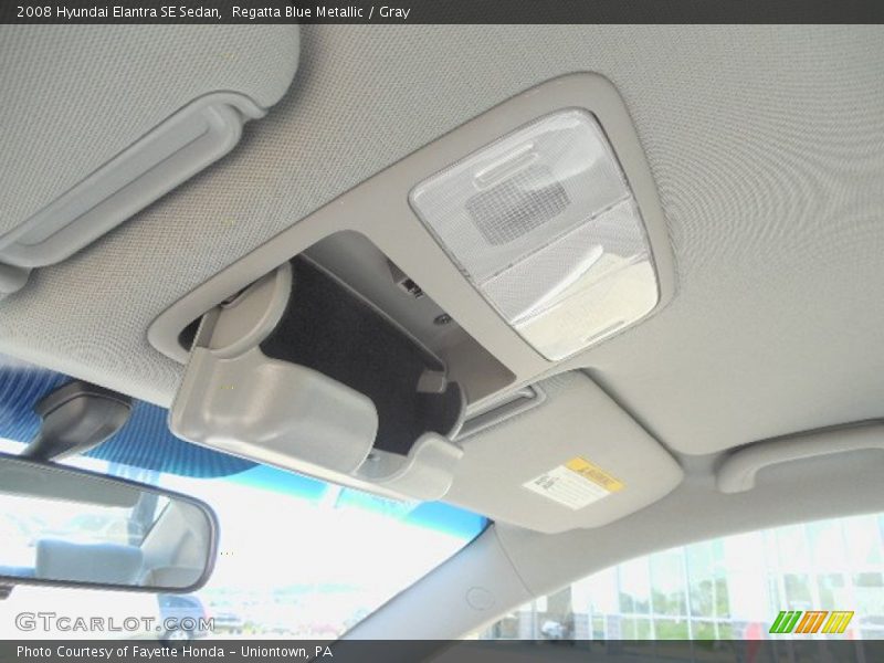 Regatta Blue Metallic / Gray 2008 Hyundai Elantra SE Sedan